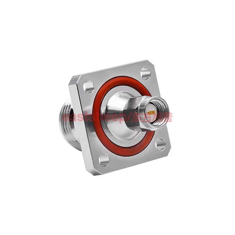 Eastsheep High Frequency Connector N-Female to SMA-Male Coaxial Converter, 4-Hole Flange Waterproof Ring, 1 Piece DC-11G N/SMA-KFJ-2 [3]