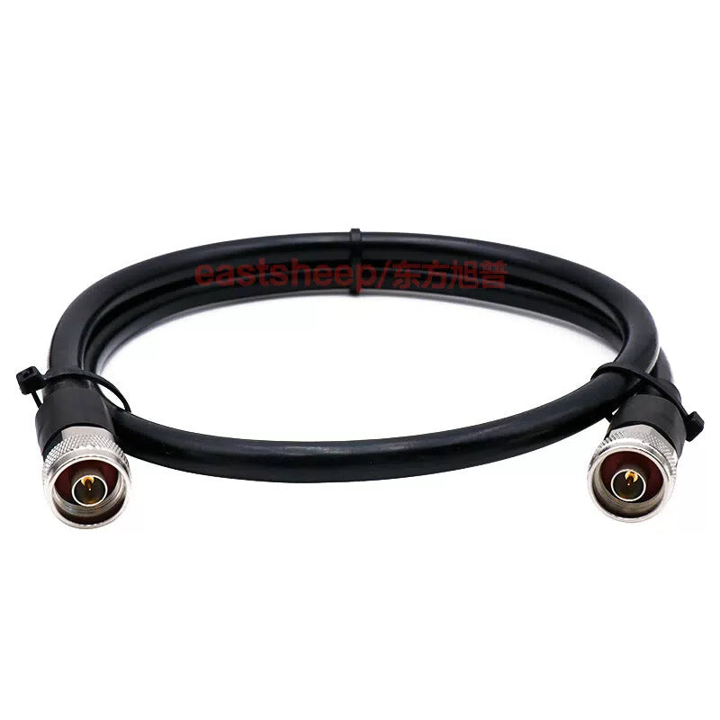 Eastsheep LMR400-FR Flame-Retardant Sheathed RF Connector Cable, N-JJ, N-to-N, NMNM, 0.7 meters. [2]