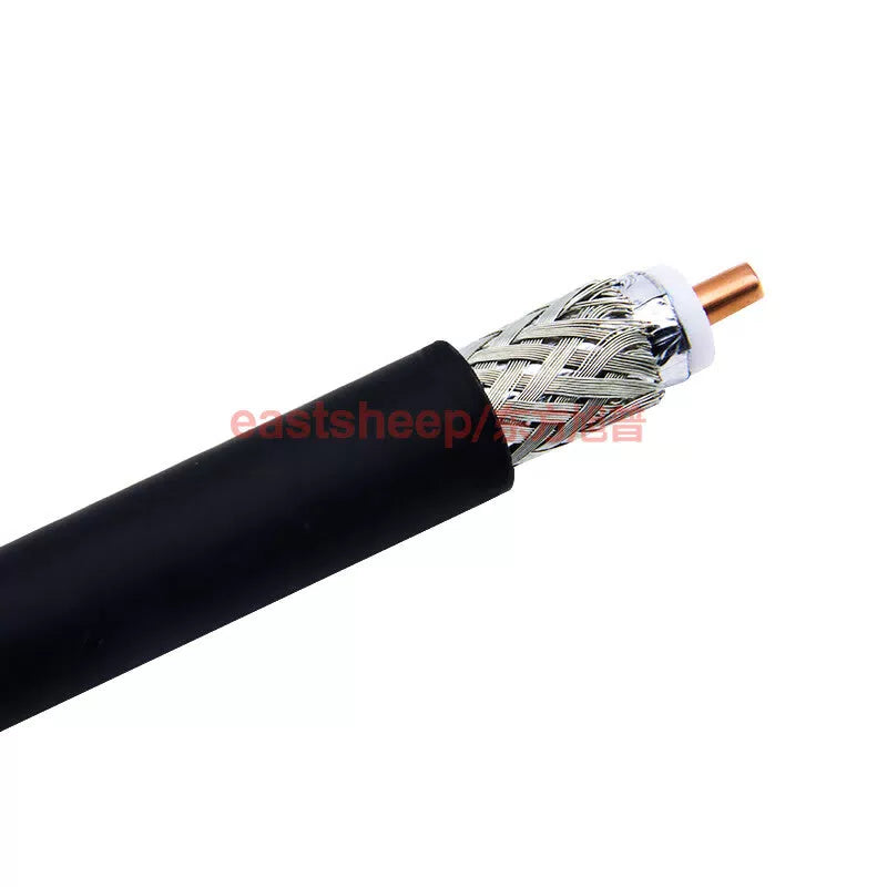 Eastsheep LMR400-FR RF coaxial cable, double-shielded feeder, flame-retardant sheath, low-smoke halogen-free, 100 meters. [3]