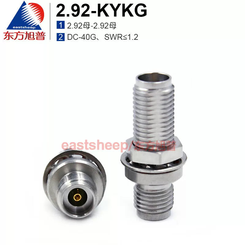 Eastsheep Millimeter Wave Test Adapter 2.92-KYKG 2.92 Female to Female Connector DC-40G 1 piece [1]