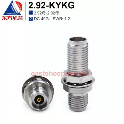 Eastsheep Millimeter Wave Test Adapter 2.92-KYKG 2.92 Female to Female Connector DC-40G 1 piece [1]