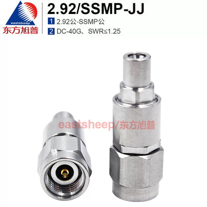 Eastsheep Millimeter Wave Test Adapter 2.92/SSMP-JJ (2.92 male to SSMP male) DC-40G (1 unit) [1]