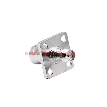 Eastsheep RF Adapter BNC/SMA-KFK-1, BNC female to SMA female, 4-hole flange panel mounting, 4G, 2-pack [4]