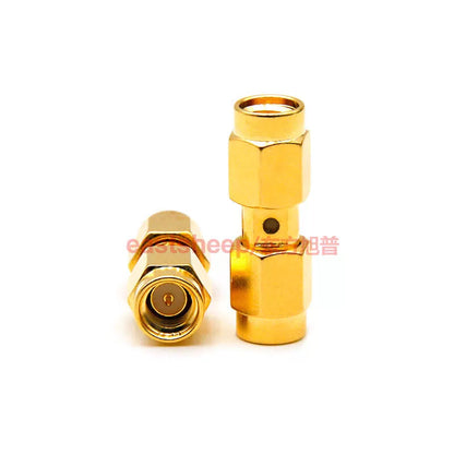Eastsheep RF Adapter SSMA-JJ (SSMA male to SSMA male, SSMA dual male dual pass, 1 unit) [2]