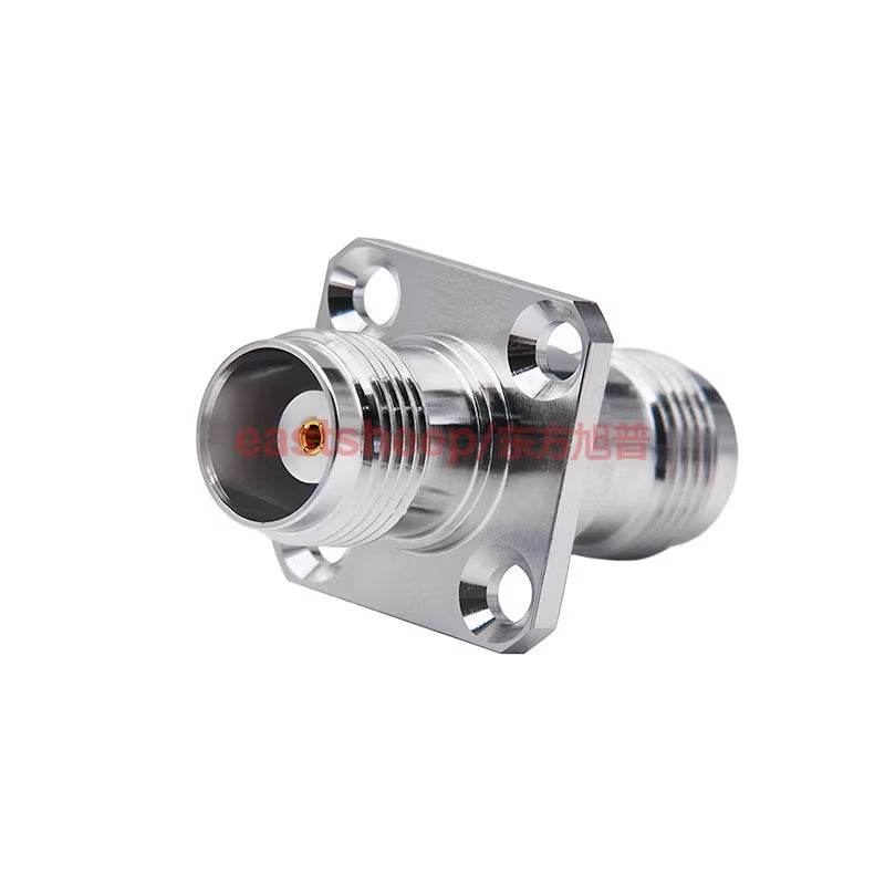 Eastsheep RF Adapter TNC-KFK TNC Female to TNC Female GPS Adapter, 4-Hole Flange Panel Mount, 1 unit [2]