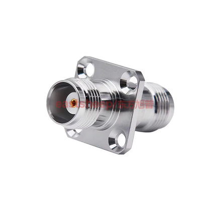 Eastsheep RF Adapter TNC-KFK TNC Female to TNC Female GPS Adapter, 4-Hole Flange Panel Mount, 1 unit [2]