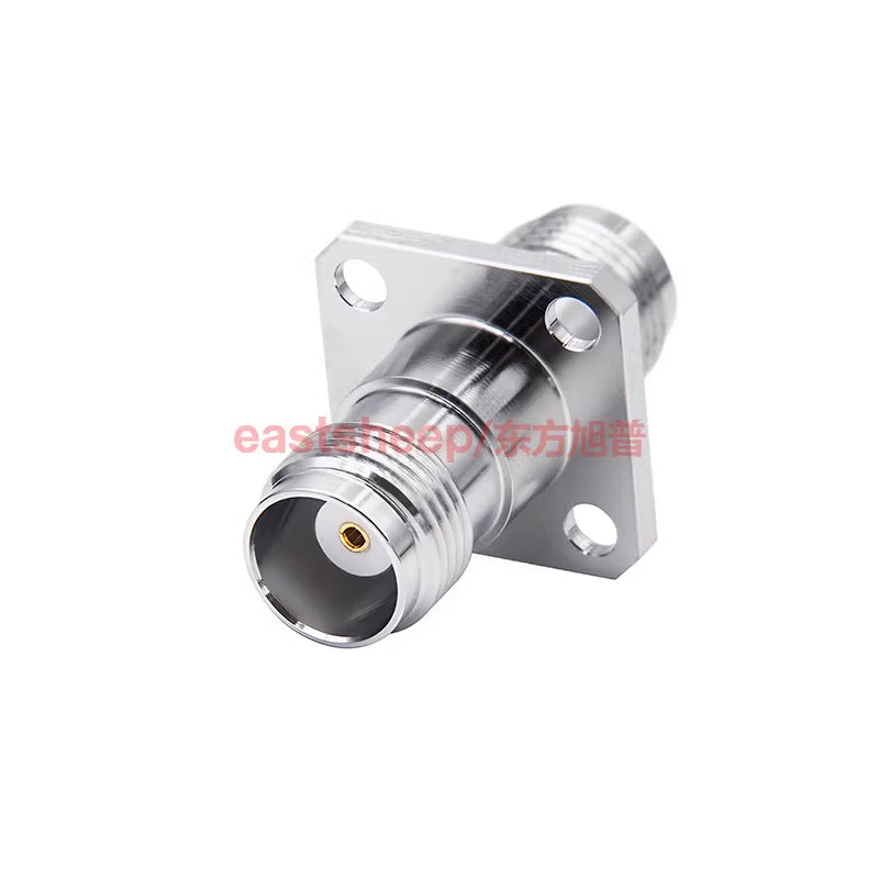 Eastsheep RF Adapter TNC-KFK TNC Female to TNC Female GPS Adapter, 4-Hole Flange Panel Mount, 1 unit [3]