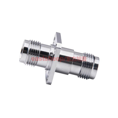 Eastsheep RF Adapter TNC-KFK TNC Female to TNC Female GPS Adapter, 4-Hole Flange Panel Mount, 1 unit [4]