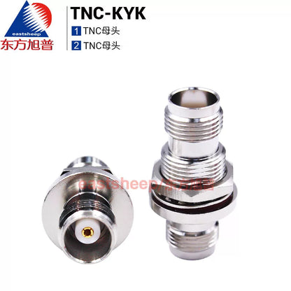 Eastsheep RF Adapter TNC-KYK TNC Female to Female GPS Adapter, Waterproof Ring for Chassis Mounting, 1 Piece [1]