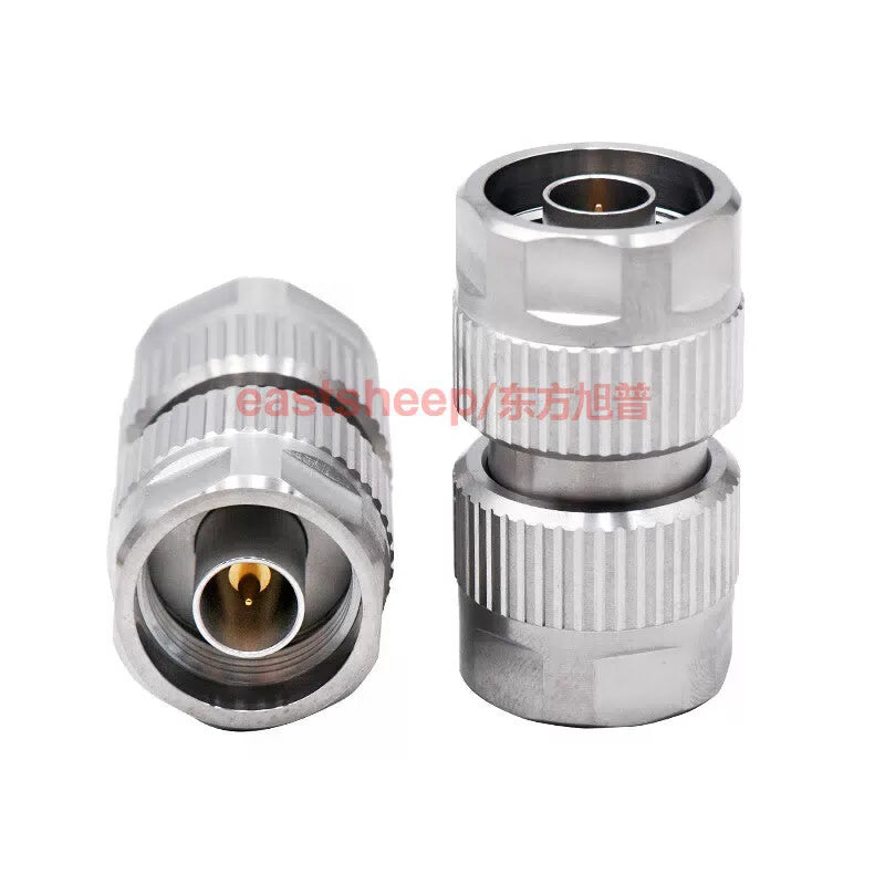 Eastsheep RF Adapter, Stainless Steel N-JJ N Male to N Male N-JJG N Male Dual Channel DC-18G, 1 unit [2]