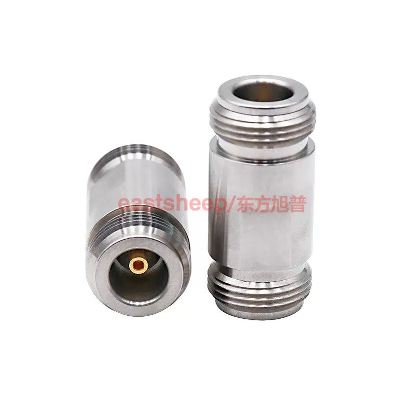Eastsheep RF Adapter, Stainless Steel N-KK N-Female to N-Female N-KKG N-Female Dual-Pass DC-18G, 1 unit [2]