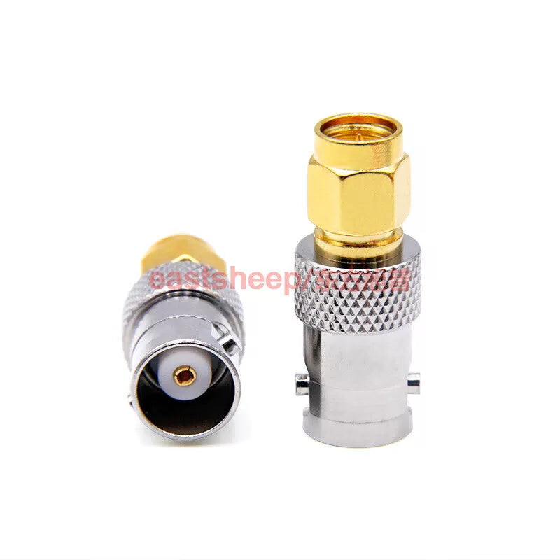 Eastsheep RF Coaxial Adapter BNC/SMA-KJ (BNC Female to SMA Male Connector, DC-4G, 2-pack) [5]