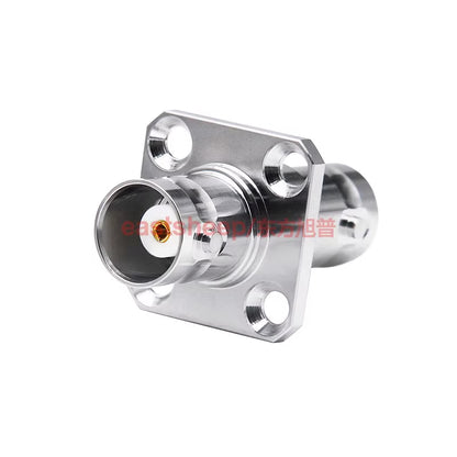 Eastsheep RF Connector BNC-KFK Q9-KKF BNC Female to Female Adapter, 2-pack with Four-Hole Flange Panel Mounting [2]