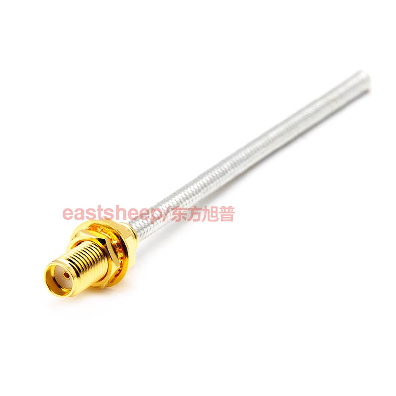 Eastsheep RF Connector Cable, SMA Female Single-Ended Semi-Flexible Cable, 0.5m Coaxial Cable, 18G, Unsheathed, KTR141-SMA-KY Single-Ended [2]