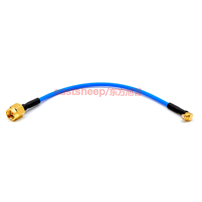 Eastsheep RF Connector Cable, SMA to SMP Bend Female, Semi-Flexible Cable, 0.35m, DC-9G KTR086-SMA-J/SMP-KW [3]
