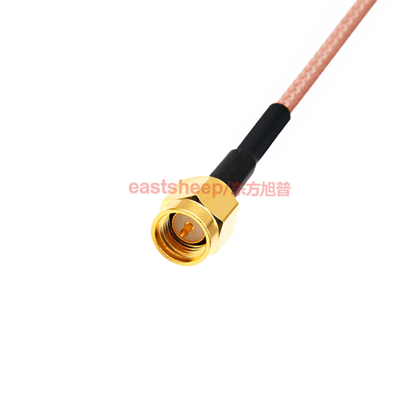 Eastsheep RF Connector Cable, SMA to SSMA Male Coaxial Cable, 3.5m, Silver-plated Extension Cable, 6G RG316-SMA/SSMA-JJ [3]