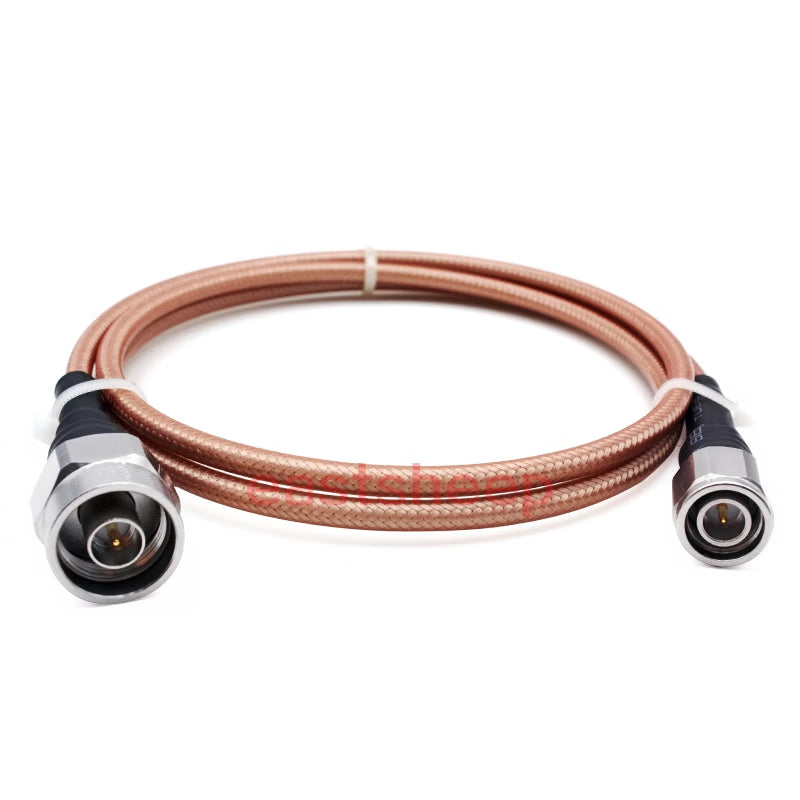 Eastsheep RF Connector Cable, Stainless Steel N-to-TNC Male Coaxial Jumper Cable, 0.5m, DC-6G RG142DB-Stainless Steel N/TNC-JJ [2]