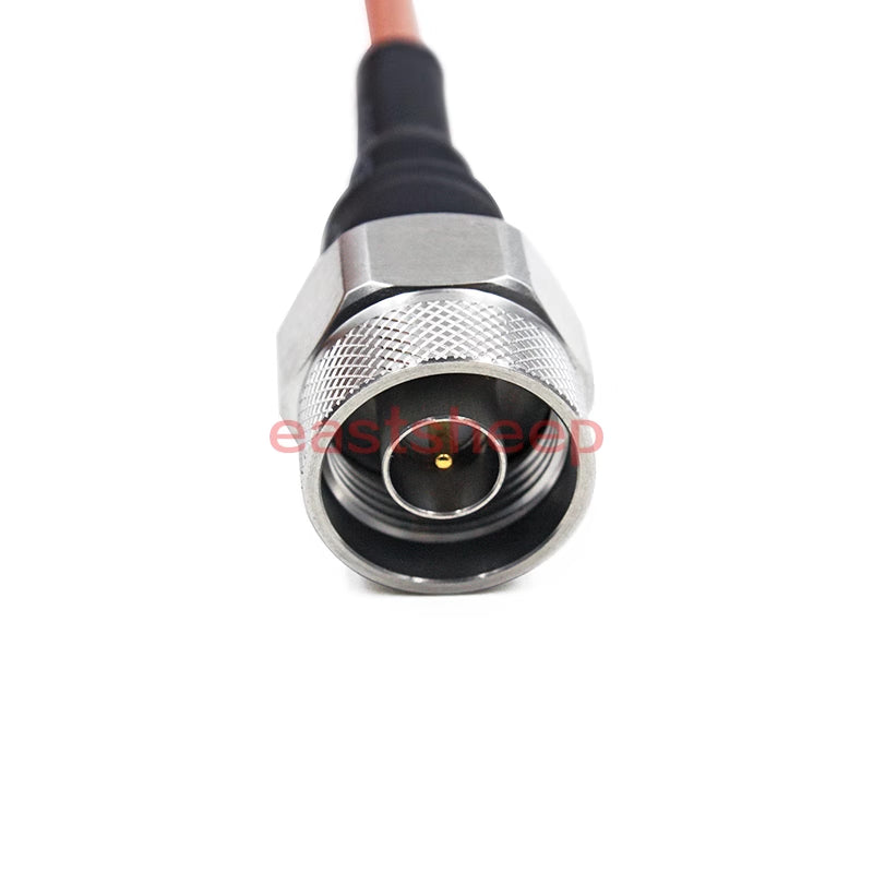 Eastsheep RF Connector Cable, Stainless Steel N-to-TNC Male Coaxial Jumper Cable, 0.5m, DC-6G RG142DB-Stainless Steel N/TNC-JJ [3]