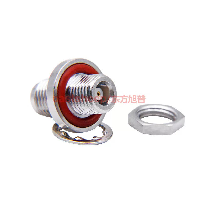 Eastsheep RF Connector GPS Base SMA/MCX-KYK-1 SMA Female to MCX Female Through-Wall, Waterproof Ring 6G, 1 piece [3]