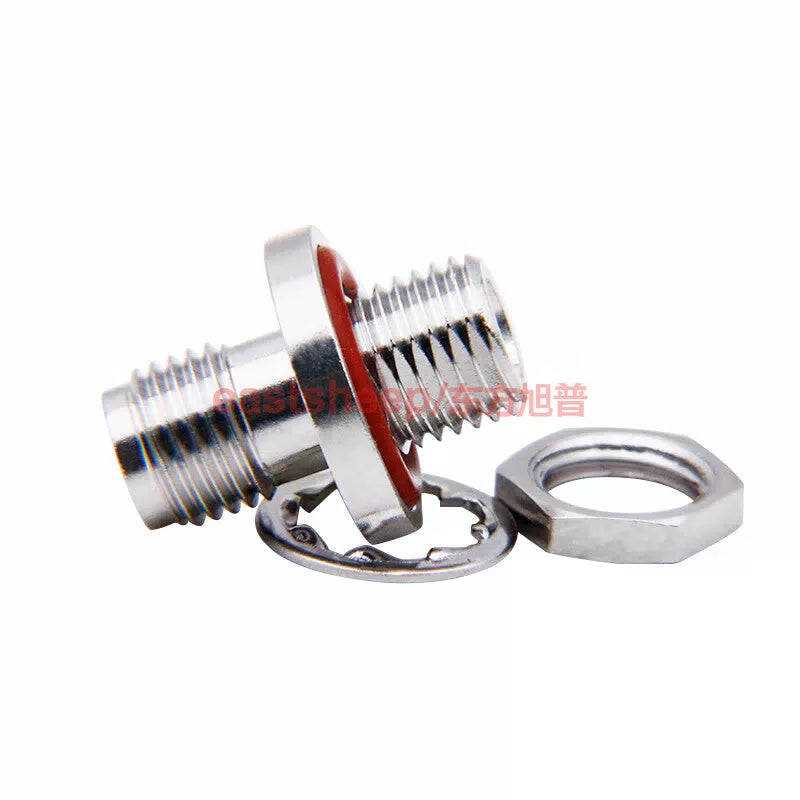 Eastsheep RF Connector GPS Base SMA/MCX-KYK-1 SMA Female to MCX Female Through-Wall, Waterproof Ring 6G, 1 piece [5]