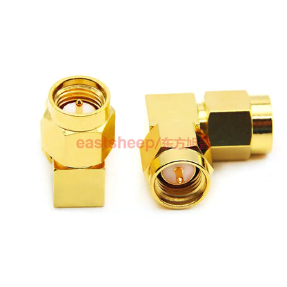 Eastsheep RF Connector SMA-JWJ SMA male to male 90-degree elbow DC-6G 2-pack [4]