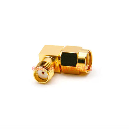 Eastsheep RF Connector SMA/RPSMA-KWJ, SMA Female to SMA Internal Thread Elbow, Reverse Polarity, 6G, 2-pack [3]