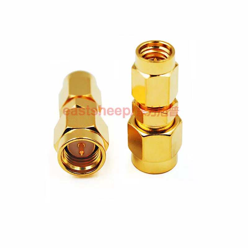 Eastsheep RF Connector SMA/SSMA-JJ SMA to SSMA Male to SSMA Male Connector, 1 piece per pack [1]