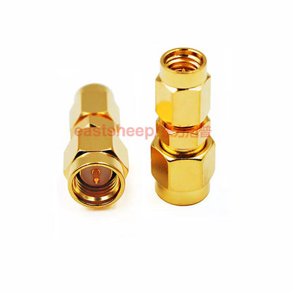 Eastsheep RF Connector SMA/SSMA-JJ SMA to SSMA Male to SSMA Male Connector, 1 piece per pack [1]