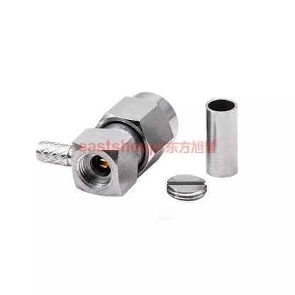 Eastsheep RF Connector, Stainless Steel SMA Right-Angle Male Connector, Solder-Press Type, SMA-C-JWG-1.5, Matches RG316/RG174 Cables [2]