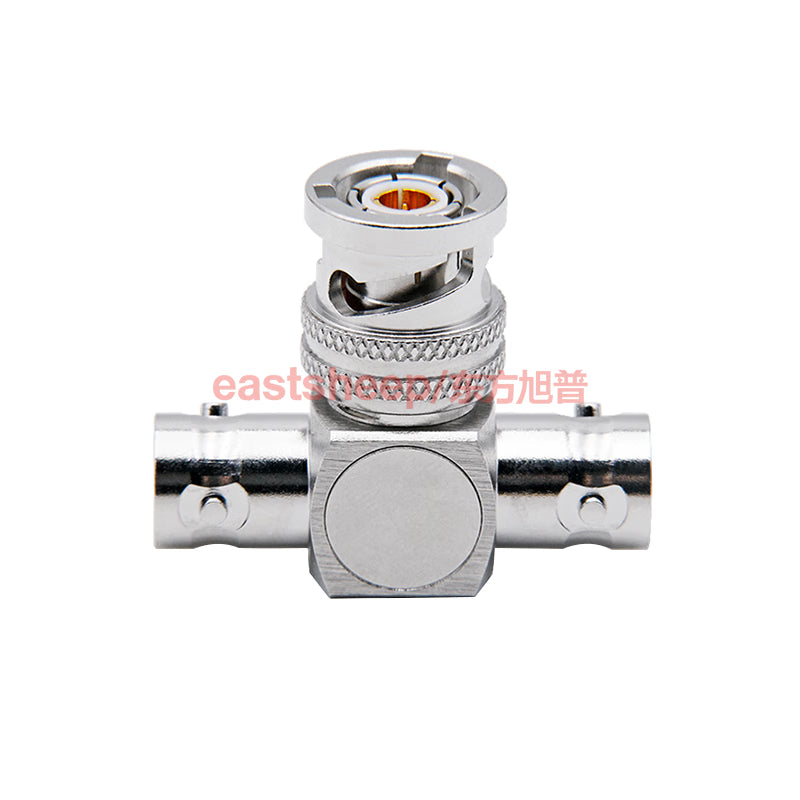 Eastsheep RF Tri-coaxial BNC T-connector TRB-KJK TRB T-connector (One Male, Two Females) [3]