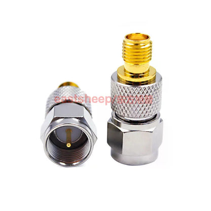 Eastsheep RF adapter SMA/F-KJ, SMA female to F male adapter, F is imperial, 2-pack. [2]