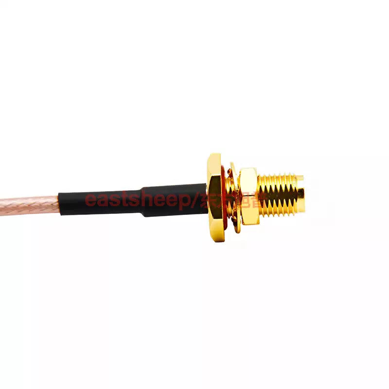 Eastsheep RF cable, 0.8 meters, MMCX male to SMA female waterproof ring, 6G RG316-MMCX-J/SMA-KY (waterproof ring). [2]
