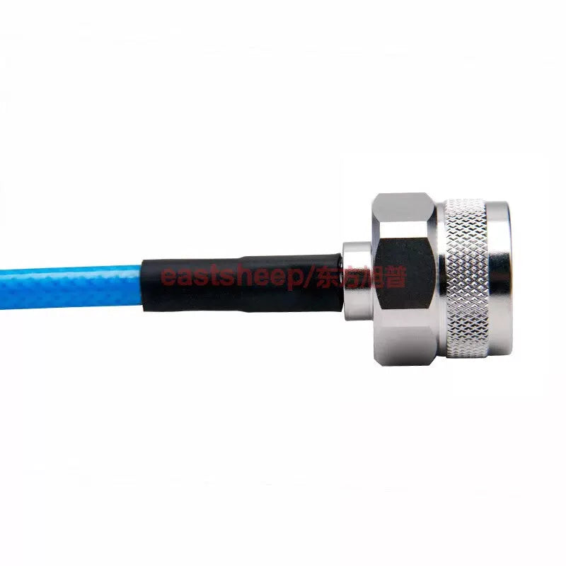 Eastsheep RF cable, N-type male to SMA-type male coaxial cable, DC-6G, 0.5m, stainless steel, blue, RG142-N/SMA-JJ [4]