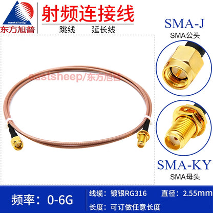Eastsheep RF cable, SMA male to SMA female, 10-meter length, RG316-SMA-J/SMA-KY [1]