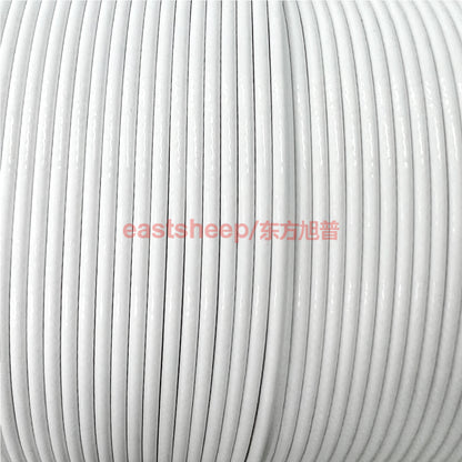 Eastsheep RF coaxial cable, silver-plated coaxial wire, high-temperature resistant high-frequency Teflon cable, RG316 white (FEP), 100 meters. [5]