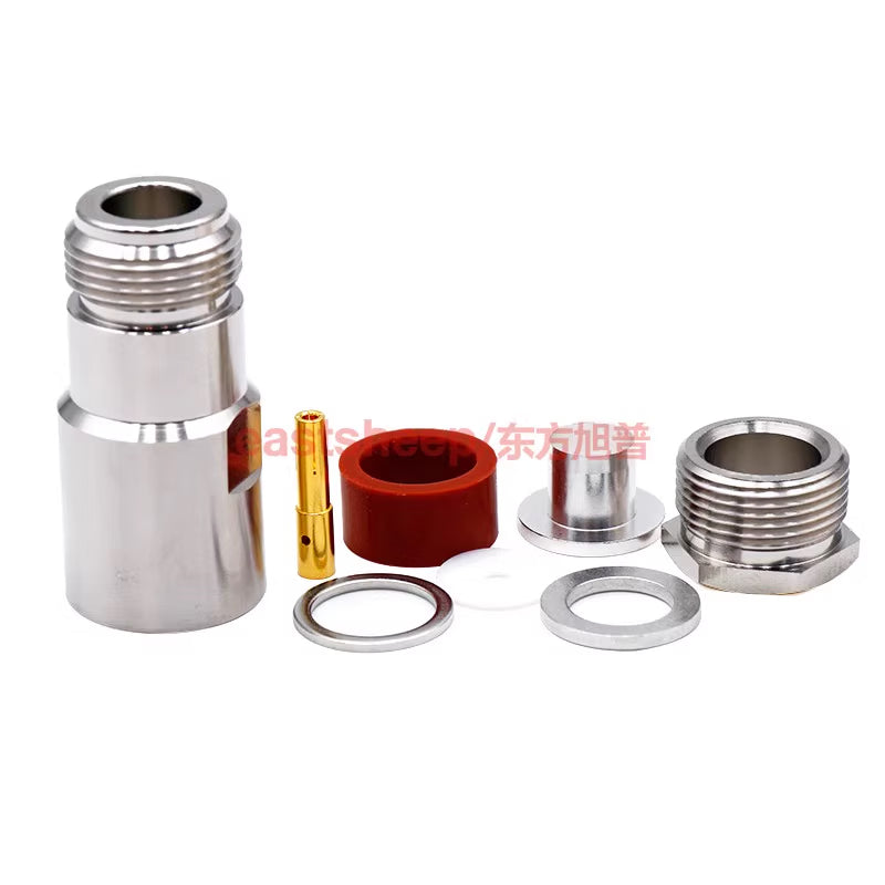 Eastsheep RF connector N-female connector with internal pin soldering, N-K-7, suitable for LMR400/RG8/SYV50-7 cables. [2]