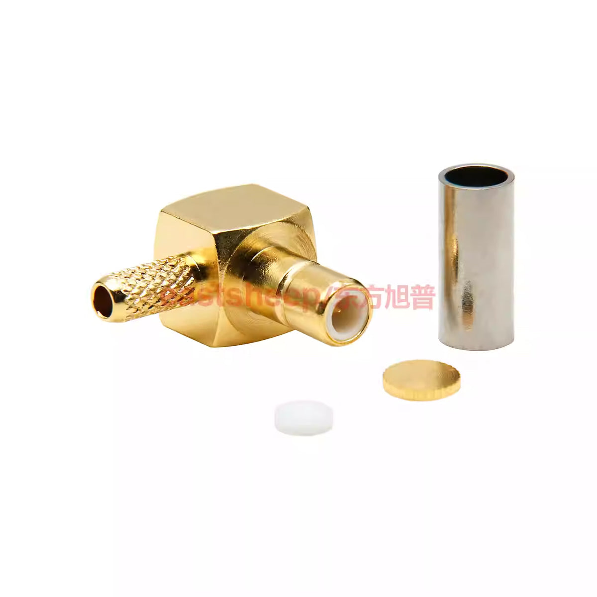 Eastsheep RF connector SMB-C-JW-1.5 SMB right-angle male connector, compatible with RG316/RG174 cables. [2]