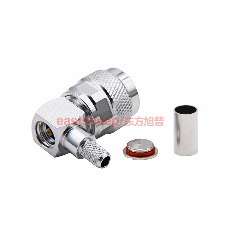 Eastsheep RF connector TNC-C-JW-3 TNC right-angle male connector, compatible with SYV50-3/RG142 cable. [2]