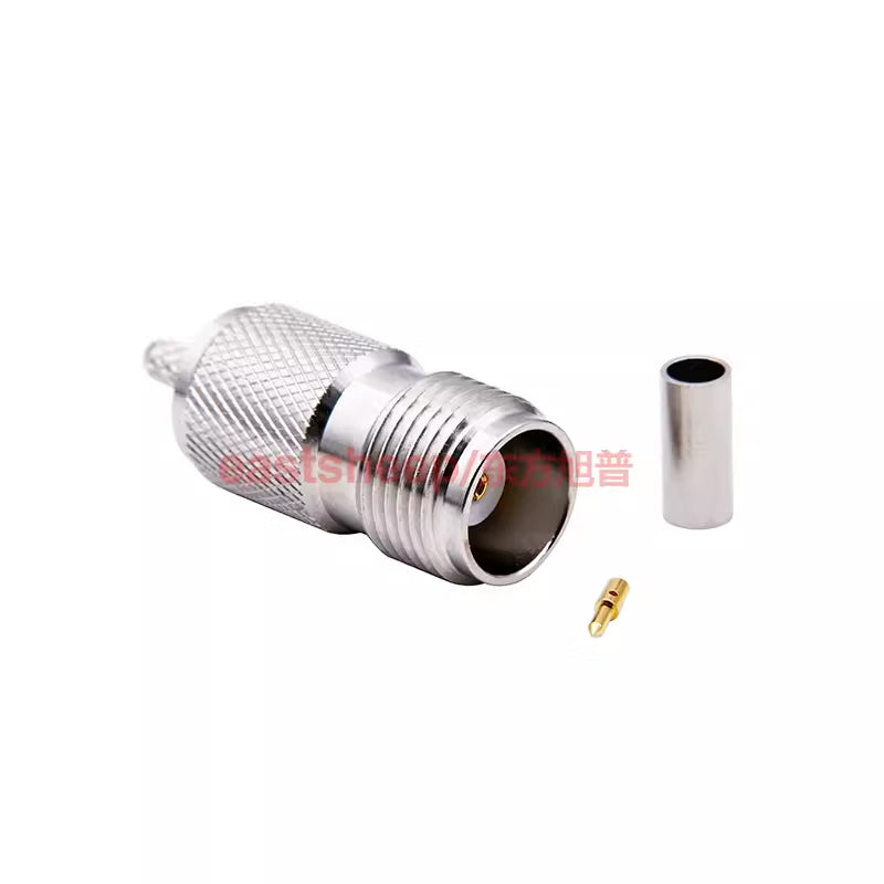 Eastsheep RF connector TNC-C-K-1.5 TNC female connector, compatible with RG316 and other cables, 6G. [2]