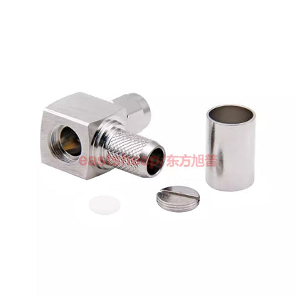 Eastsheep RF connector, SMA right-angle male, solder-press type, SMA-C-JW-5, compatible with 50-5DFB cable. [2]