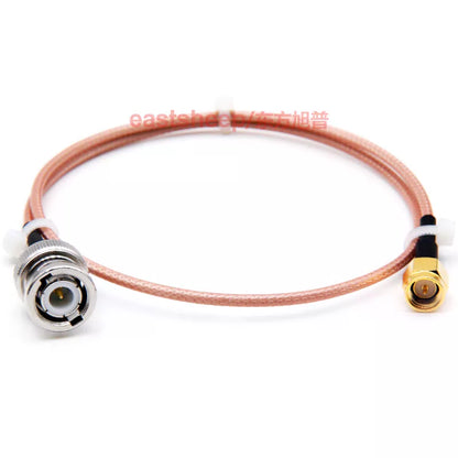 Eastsheep RF connector cable, BNC to SMA male jumper cable, 4 meters, Q9 oscilloscope adapter cable RG316-BNC/SMA-JJ [2]
