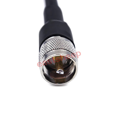 Eastsheep RF connector cable, M/SL16/UHF male to female coaxial feeder cable, 30 meters, SYV50-7-SL16-JK [3]