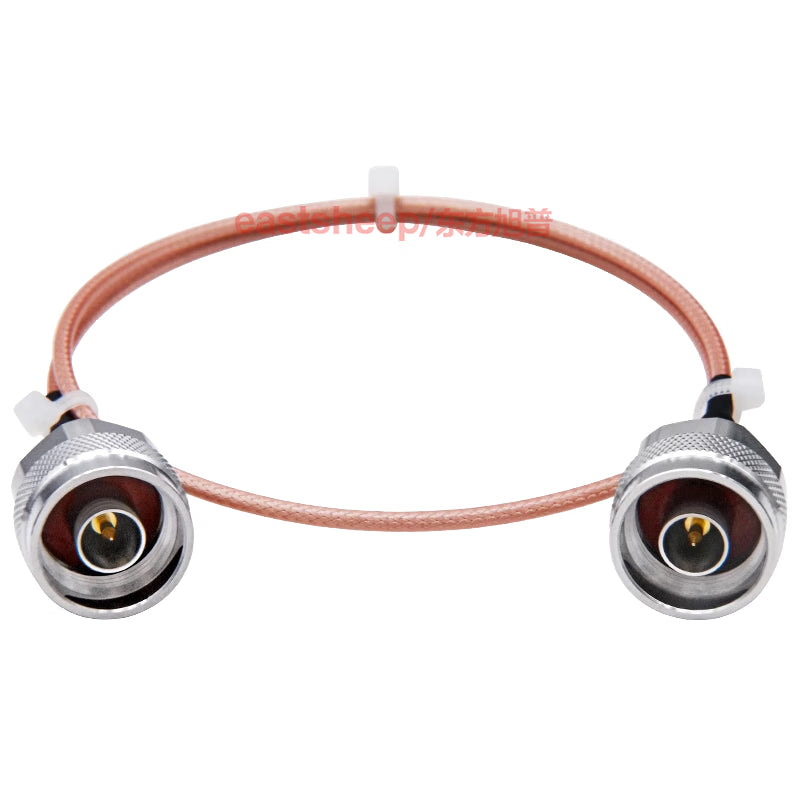 Eastsheep RF connector cable, N-to-N-to-N, 0.5m, NMNM, N-Double Male RG316-N-JJ [3]