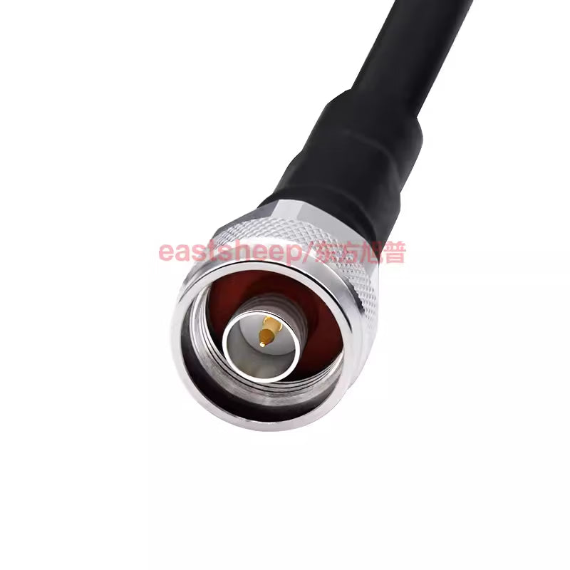 Eastsheep RF connector cable, N-to-SMA feeder extension cable, 50m, LMR400-N/SMA-JJ [3]