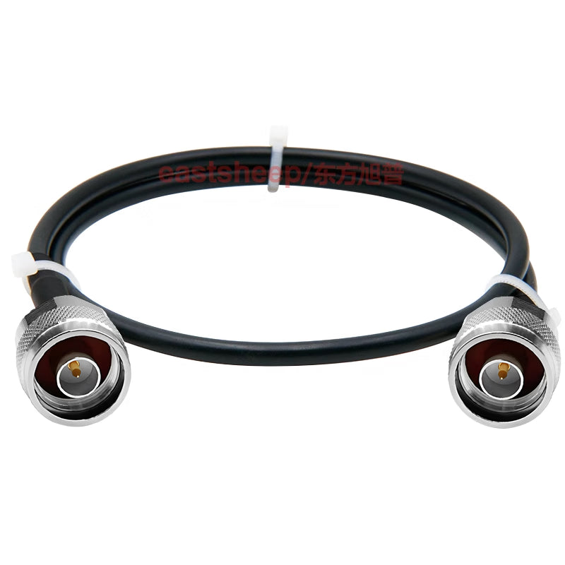 Eastsheep RF connector cable, N-to-SMA male antenna extension cable, 3-meter jumper cable, DC-3G SYV50-3-N-JJ [3]