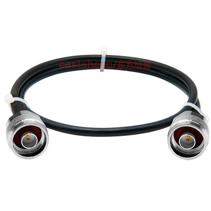 Eastsheep RF connector cable, N-to-SMA male antenna extension cable, 3-meter jumper cable, DC-3G SYV50-3-N-JJ [3]