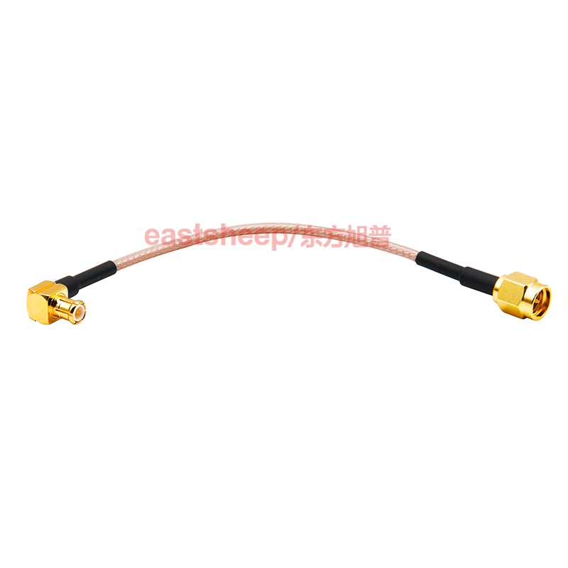 Eastsheep RF connector cable, SMA male to MCX right-angle silver-plated extension cable, 0.4m, DC-6G RG316-SMA-J/MCX-JW [3]