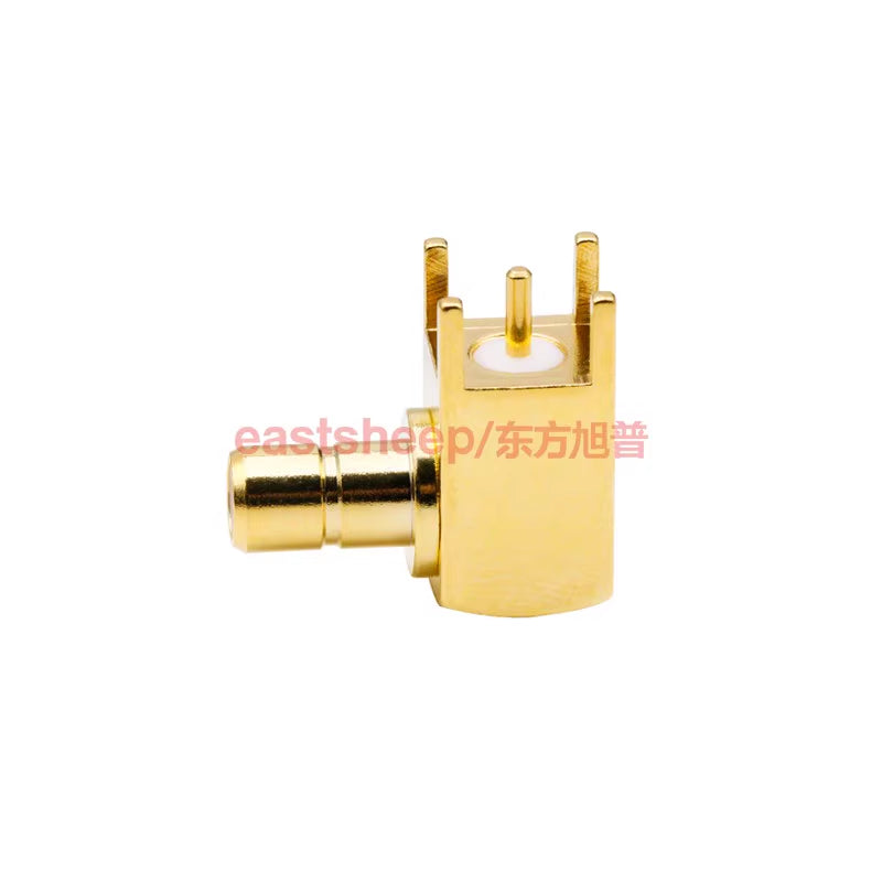 Eastsheep RF connectors SMB-JWE PCB panel sockets SMB-JWHD 90-degree angled male connectors, 3-pack [4]