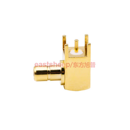 Eastsheep RF connectors SMB-JWE PCB panel sockets SMB-JWHD 90-degree angled male connectors, 3-pack [4]