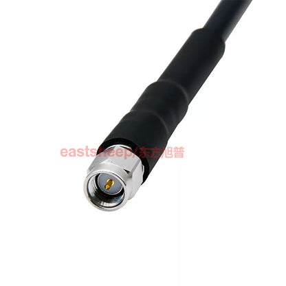 Eastsheep RG142 Black RF Cable, N-to-SMA Male, 0.6m, N/SMA-JJ Stainless Steel Test Head, 6G [4]